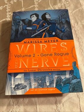 Wires and Nerve Volume 2 Lunar Chronicles Book by Marissa Meyer Has Damage